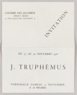 D'après Jacques TRUPHEMUS (1922-2017)
Invitation illustrée d'une reproduction d'après Jacques Truphémus...