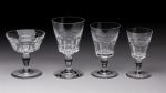 BACCARAT. Service de verres Missouri en cristal comprenant quatorze coupes...