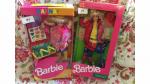 2 Barbie Mattel en boîte et vêtements accessoires d'origine: