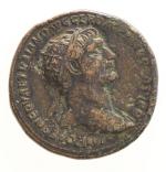 ROME : TRAJAN (98-117) DUPONDIUS de bronze Rv SPQR OPTIMO...