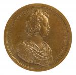 LOUIS XIV : (1643-1715) : Medaille  gravée par Roussel...