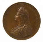 LOUIS XIV : (1643-1715) : Medaille en bronze de MOLART...