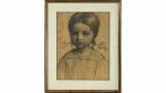 Jean-Baptiste Frenet (1814-1889) Portrait de Marie à 4 ans