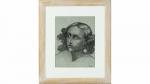Jean-Baptiste Frenet (1814-1889) - Etude : portrait de femme