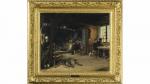 Edouard Joseph Dantan (1848-1897) - Intérieur paysan à Villerville-sur-mer -...