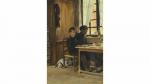 Edouard Joseph Dantan (1848-1897) - Intérieur paysan à Villerville-sur-mer -...