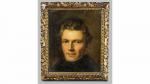 Léopold Fissette ( 1814-1889) - Portrait du peintre Hamman -...