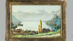 Joseph Communal (1876-1962) - Lac d'Annecy