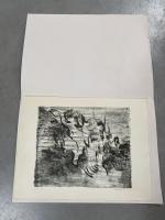Pierre FAU (1888-1960), "Paysage", gouache sur carton signée en bas...