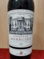 1 B ROUGE SAINT ESTEPHE Chateau Marbuzett, 1995, Etiquette tachée,...