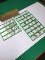Boîte bois de 12 plaques en verre de vues (19cm)...