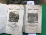 2 livres enfantina Allemand, XVIIIème. 
- "Der Kinderfreund. Ein Wochenblatt....
