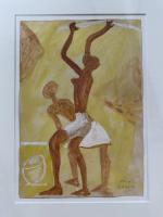 Paul COLIN (1892-1985), "Danse", aquarelle et gouache sur papier Signé...