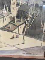 Luc BARBIER (1903-1989), « Vue de la place Colbert », aquarelle signée...