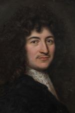 Attribué à Claude LEFEBVRE. 
(1632-1675)
Portrait d'homme. 
Toile ovale mise au...