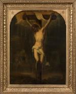 ECOLE HOLLANDAISE du XVIIIème siècle
La Crucifixion
Toile	
83 x 62 cm
RM