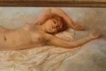 François MAURY (1861-1933), « Nu féminin ».
Huile sur toile. Signée en bas...