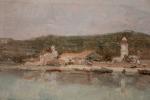 Adolphe APPIAN (1818-1898).
Vue de Collioure.
Huile sur toile.
Signé en bas à...