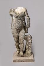 GROUPE en marbre sculpté en ronde-bosse d'un jeune Héraclès d'après...