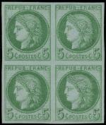 Timbre N°53d - Bloc de 4 timbres neufs luxe** jolis...