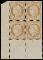 Timbre N°36 - Bloc de 4 timbres avec bord de...