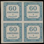 Timbre Taxe N°9  - Bloc de 4 timbres 60c...
