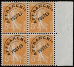 Timbre Préoblitéré N°50  - Bloc de 4 timbres :...