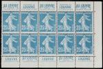 Timbre N°140 - Feuillet du Carnet louvre 10 timbres grand...
