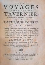 TAVERNIER (J.B.), Les Voyages de Jean-Baptiste Tavernier chevalier baron d'Aubonne...