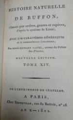 Georges-Louis LECLERC de BUFFON (1707-1788). OEuvres complètes, Paris, chez Deterville,...