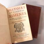 Esprit Fléchier, Histoire du cardinal Ximénes, Amsterdam, Henry Desbordes, 1693....