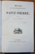 BERNARDIN de SAINT-PIERRE Jacques-Henri, OEuvres posthumes, Paris, Lefèvre, 1833. 2...