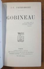 FAURE-BIGUET Jacques-Napoléon, Gobineau, Paris, Plon, 1930. In-12, demi-veau citron de...