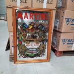 MIROIR publicitaire MARTINI. 96 x 65 cm
