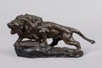 Thomas Cartier (1879-1943)
« Lion à l'affût »
Sujet en régule à...