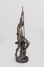 Ernest Justin Ferrand (1846-1932)
« Pécheur au harpon »
Sujet en bronze...