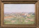 Raymond ALLEGRE (1857-1933).
Paysage de Provence.
Huile sur panneau.
Signé en bas à...