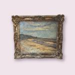 Eugène DELESTRE (1862-1919), 
Paysage de mer, 1913. 
Huile sur toile....