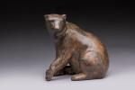 Pierre Chenet (XX-XXIème)
« Ours assis »
Sujet en bronze à patine...