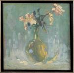 Pierre COMBET-DESCOMBES (1885-1966).
Bouquet, 1914.
Huile sur carton contrecollé sur carton.
Signé et...