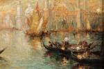 Ennemond DREVET (1886- ?).
Venise, le Grand Canal.
Huile sur toile.
Signé en...