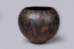 Claudius Linossier (1893-1953)
Vase de forme boule à col ouvert en...