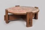 J.P. Monnet
Table basse de forme ronde à plateau en céramique...