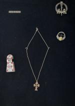 MEXIQUE - Lot de bijoux mexicains comprenant un collier et...