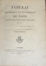 SAINT-VICTOR (J.B.), Tableau historique et pittoresque de Paris depuis les...