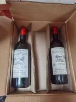 5 B rouge Bordeaux Château des Tuquets 1985 
Niveaux bas-goulot...
