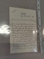 COMTE DE PARIS (?) - Deux LETTRES manuscrites datées 1891