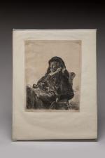 Suiveur de REMBRANDT VAN RIJN (1606 - 1666)
Mère de Rembrandt...