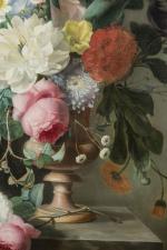 ECOLE LYONNAISE du milieu du XIXème siècle. "Bouquet de fleurs".
Toile
82...