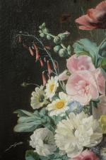 ECOLE LYONNAISE du milieu du XIXème siècle. "Bouquet de fleurs".
Toile
82...